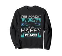 Bushcraft Camping The Forest Is My Happy Place Sweatshirt