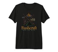 Bushcraft Camping Wilderness Survival for Outdoor Lovers Premium T-Shirt