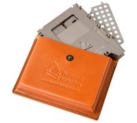 Bushcraft Essentials - Bushbox LF Titanium Premium Set - Solid fuel stoves size 16,5 x 12,5 x 3,5 cm, metallic