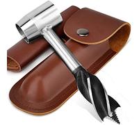 Bushcraft Hand Auger Wrench Scotch Eye Manual Drill Bit Set Survival tools for Post Hole Digger for Backpack Camping Gear Pack Outdoor Wood Peg Hole Maker