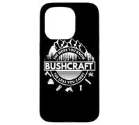 Bushcraft Knowlede Bushcrafter Nature Bush Woodcraft Camper Case for iPhone 15 Pro