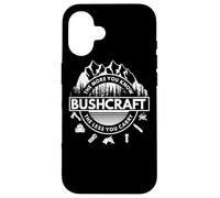 Bushcraft Knowlede Bushcrafter Nature Bush Woodcraft Camper Case for iPhone 16