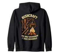 Bushcraft Only Workshop Take Seriously Survival Zip Hoodie