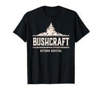 Bushcraft Skills Outdoor Survival Living Nature Camping Value Graphic T-Shirt