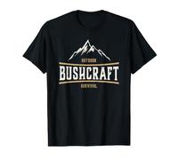 Bushcraft Skills Outdoor Survival Living Nature Camping Value Graphic T-Shirt
