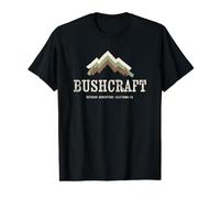 Bushcraft Skills Outdoor Survival Living Nature Camping Value Graphic T-Shirt