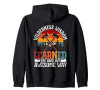 Bushcraft Survival & Camping Wilderness Bushcrafter Zip Hoodie