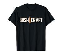 Bushcraft Survival Knife Outdoor Living Nature Camping Value Graphic T-Shirt