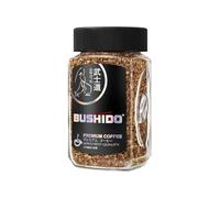 BUSHIDO Black Katana Instant Freeze-Dried Coffee (Jar 100g) - Bold/Dark Classic Brew