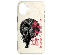 Bushido Code Samurai Japan Warrior Swordsman Kanji Case for iPhone 16 Plus
