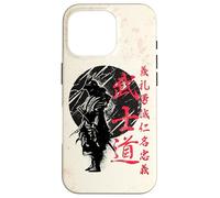 Bushido Code Samurai Japan Warrior Swordsman Kanji Case for iPhone 16 Pro