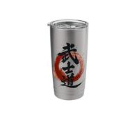 Bushido Kanji Samurai Code Japanese Calligraphy Art Stainless Steel Insulated Tumbler