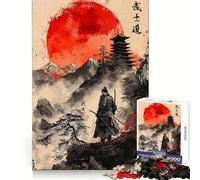 Bushido Spirit Samurai Teenagers Puzzles 1000 Piece Jigsaws Boost Memory Mind Soothing Fun Quality Cut Ideal Present (38x26cm)