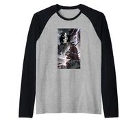 Bushido Thunder Sword Samurai Raglan Baseball Tee