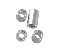 Bushing,10pcs Blue Aluminum Alloy Bushing Gasket M3 Round Hollow Flat Washer Gasket No Thread Standoff Spacer Length 2-15mm (Inner Diameter : M3x12mm)(M3x2mm)