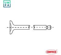 CORTECO 49102454 Trailing arm / Suspension arm bush