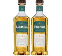 Bushmills 10 Year Old Single Malt Irish Whiskey, 70cl (packaging may vary) (Pack of 2)