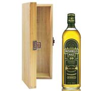 Bushmills 10 YO Whiskey in Hinged Wooden Gift Box