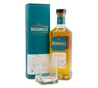 Bushmills - Glass & Irish Single Malt - 10 year old Whiskey 70cl 40% ABV