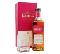 Bushmills - Glass & Single Malt Rare Irish - 16 year old Whiskey 70cl 40% ABV