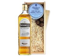 Bushmills Original Whisky And Dark Sea Salt Charbonnel Chocolates Box 70cl