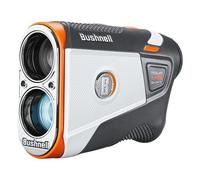 Bushnell Golf Tour V6 Shift Laser Rangefinder with Slope Offset, 1300 Yard Range, Flag Lock Vibration, Magnetic Cart Holder, 6X Magnification, Waterproof, Legal for