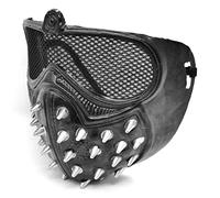 BUSHWACKA Cañutillo. 3D Horror Studded Biker Mask. The Front, The Leader. Anime Halloween Party Plastic Mask. for Party Night Men