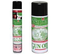 BushWear Napier Gun Cleaner & Gun Oil Bundle - 750ml Cleaner Spray + 300ml Oil Aerosol | Cleans, Lubricates & Protects All Firearms | Safe on Wood, Won’t Degrease