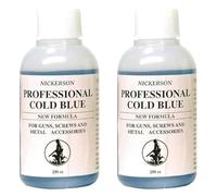 BushWear Phillips Professional Cold Blue - Pack of 2 x 250ml Bottles | Cold Bluing Solution for Re-Blueing Firearm Parts | Easy Application for Trigger Guards, Barrels & More