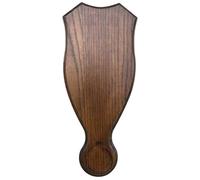 BushWear Solid Oak Roe Skull Shield with Medal Inlet - 6" x 14" Hardwood Mounting Plaque with Hanging Fixing | Display Board for Roe Deer Skulls & Awards