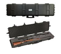 BushWear XL Hard Gun Case - TSA-Approved Rifle & Shotgun Case with Foam Interior, Secure Locking System & Durable Shell - Protective Travel Case for Firearms & Accessories