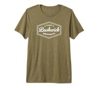 Bushwick Brooklyn NY 11237 Hexagonal Emblem Design Premium T-Shirt