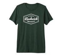 Bushwick Brooklyn NY 11237 Hexagonal Emblem Design Premium T-Shirt