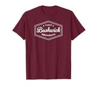 Bushwick Brooklyn NY 11237 Hexagonal Emblem Design T-Shirt