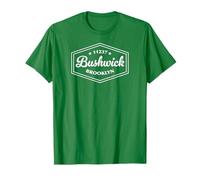 Bushwick Brooklyn NY 11237 Hexagonal Emblem Design T-Shirt