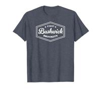 Bushwick Brooklyn NY 11237 Hexagonal Emblem Design T-Shirt