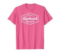 Bushwick Brooklyn NY 11237 Hexagonal Emblem Design T-Shirt