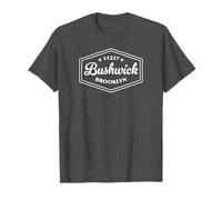 Bushwick Brooklyn NY 11237 Hexagonal Emblem Design T-Shirt