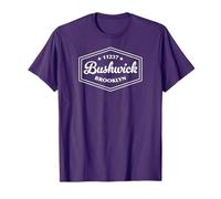 Bushwick Brooklyn NY 11237 Hexagonal Emblem Design T-Shirt