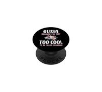 Busia Because I'm Too Cool Be Called Grandma Floral Flower PopSockets Adhesive PopGrip