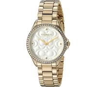 Business 14503071 Silver Dial Women's Quartz Coach Astor Signature Analog Coach
