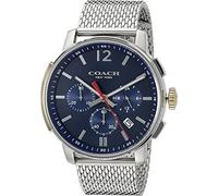 Business 14602022 Blue Dial Mens Quartz Coach Bleecker Chronograph Analog Coach