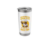 Business Analyst BOD Like A Dad BOD MIS Data Scientist Stainless Steel Insulated Tumbler