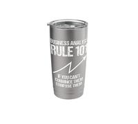 Business Analyst Rule Data Scientist Data Systems Stainless Steel Insulated Tumbler