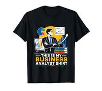 Business Analyst with Charts and Reports T-Shirt