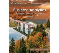 Business Analytics, Cengage International Edition