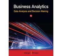 Business Analytics – Data Analysis & Decision Making