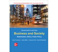 Business and Society: Stakeholders Ethics Public Policy ISE