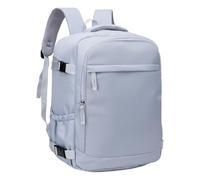 Business Backpack Men Large Capacity Oxford Fabric Waterproof (Aqua Blue) | Multi-pocket 15.6 Inch Laptop Breathable Strap Commuter School Bag (Aqua Blue)