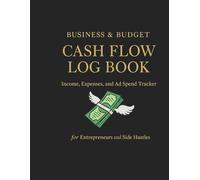 Business & Budget Cash Flow Log Book: Track Daily Income, Expenses & Ad Spend | 120-Page Finance Ledger for Entrepreneurs & Side Hustles